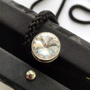 Vintage Elan Diamond 3D Textured Box Clutch Purse